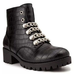 Sugar Obvi Combat Boots Sz 9 NIB